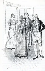 Het bal in de herberg van de Kroon (illustratie)