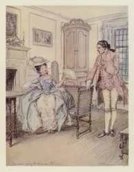 Miss Hardcastle en Charles Marlow