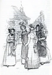 Mevrouw Cole, mevrouw Perry en mevrouw Elton (illustratie)