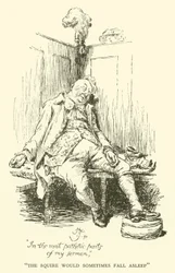 De landheer viel soms in slaap