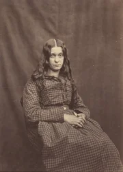 Vrouw, Surrey County Asylum, ca. 1855 (foto)