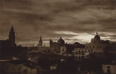Mexico: Cuernavaca (zwart-wit foto)