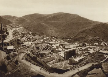 Mexico: Pachucha, Mina Loreto (zwart-wit foto)