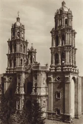 Mexico: San Luis de Potosi, La Catedral (z/w foto)