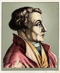 portret van de Duitse hervormer-theoloog Martin BUCER (1491-1551)