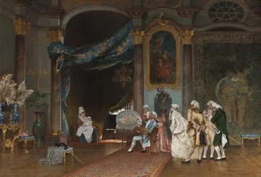 Een ontmoeting, ca. 1880