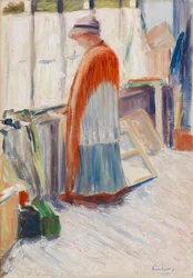 In het atelier