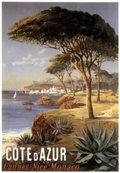 Reclameaffiche voor de Côte d