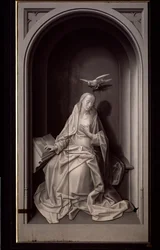 De Maagd van de Aankondiging, van het Portinari-drieluik, ca. 1479