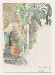 Trap in tuin te Taormina