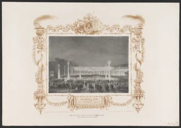 Avondfeest voor de studenten, 1836