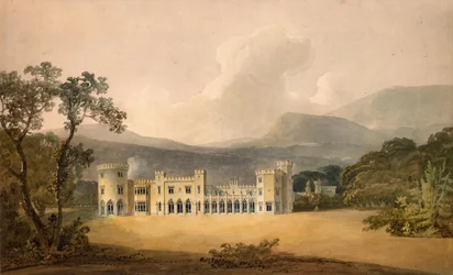 Tuinzijde van Shanbally Castle, graafschap Tipperary