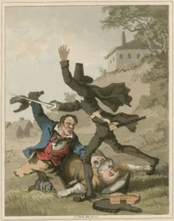 Illustratie uit Hudibras door Samuel Butler