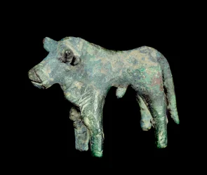 Iberische beschaving: bronzen stier. Parijs, Musee Picasso