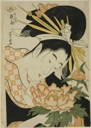 De courtisane Somenosuke van de Matsubaya