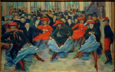 Dansbeeld VIII (Can-Can danseressen bij Bullier)