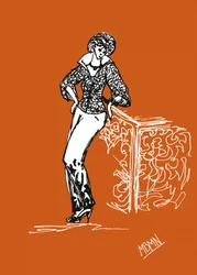Elegante modeschets