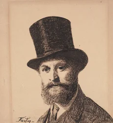 Portret van Manet, 1867
