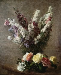 Rozen en Ridderspoor, 1885