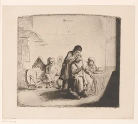 Genezing van de ogen van Tobit