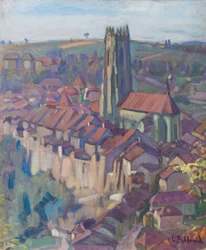 Uitzicht op Fribourg