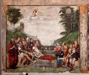 De begrafenis van St. Cecile