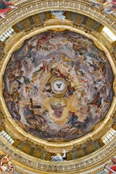 Paradijs prijst Jezus en de pendentieven met Profeten, Evangelisten en Kerkleraren