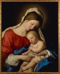 De Madonna met slapend Christuskind
