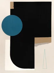 Abstracte geometrische collage