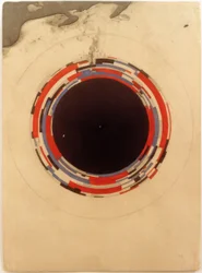 Ontwerp voor suprematistische beschildering van porselein