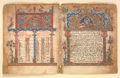 Armeens manuscript bifolium, Armeens, 15e eeuw