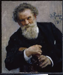 Portret van de schrijver Vladimir Korolenko (1853-1921)