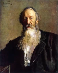 Portret van VV Stasov