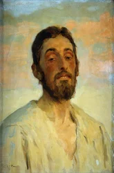 Portret van een man (olieverf op doek)