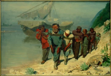 Studie voor De Wolgaslepers