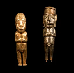 Naaktfiguren / Inca-kunst (metaal)
