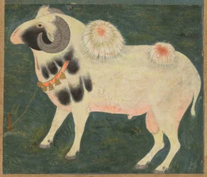 Een koninklijke ram met een gouden ketting, c. 1585