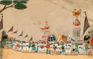 Indiase kunst: processie