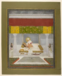 Chitarman II (Kalyan Das), Muhammad Shah die de liefde bedrijft, ca.1735