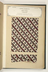 Katoenprint, Fatehgarh, Uttar Pradesh, India, Stuk goederen, nr. 310 uit 