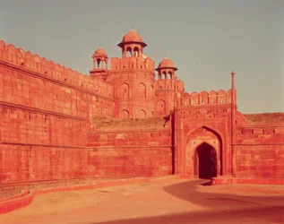 Delhi-poort in het Rode Fort, gebouwd 1639-48