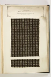 Materiaal voor pantalons, Loodiana, Punjab, Stukgoederen, uit De Collectie van de Textielfabrikanten van India, door John Forbes Watson, uitgegeven in 1866