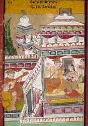 Muzikale show in een paleis