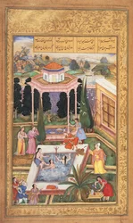 Meisjes baden, uit Nizami