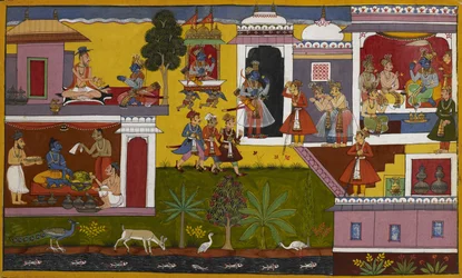 Rāma keert terug naar Ayodhya en plant het Rajasuya-offer, maar Bharata raadt hem af