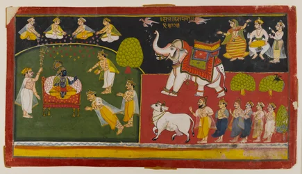 Ongeïdentificeerde scène, Aurangabad, c.1725