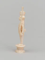 Witte pion, schaakstuk, India, ca. 1820