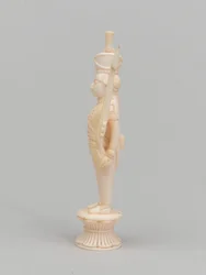 Witte pion, schaakstuk, India, ca. 1820