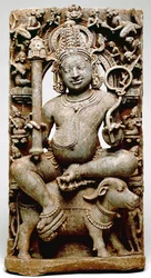 Yama, uit Bhubaneswar, Odisha, 1100 AD