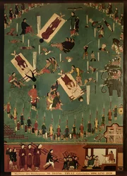 Het martelaarschap van de gezegende Mi, Duong en Truat in Tongking, China, in 1838